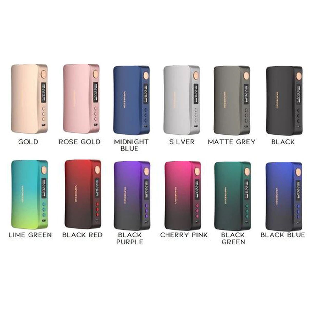 Vaporesso Gen S Mod 220w Group Photo