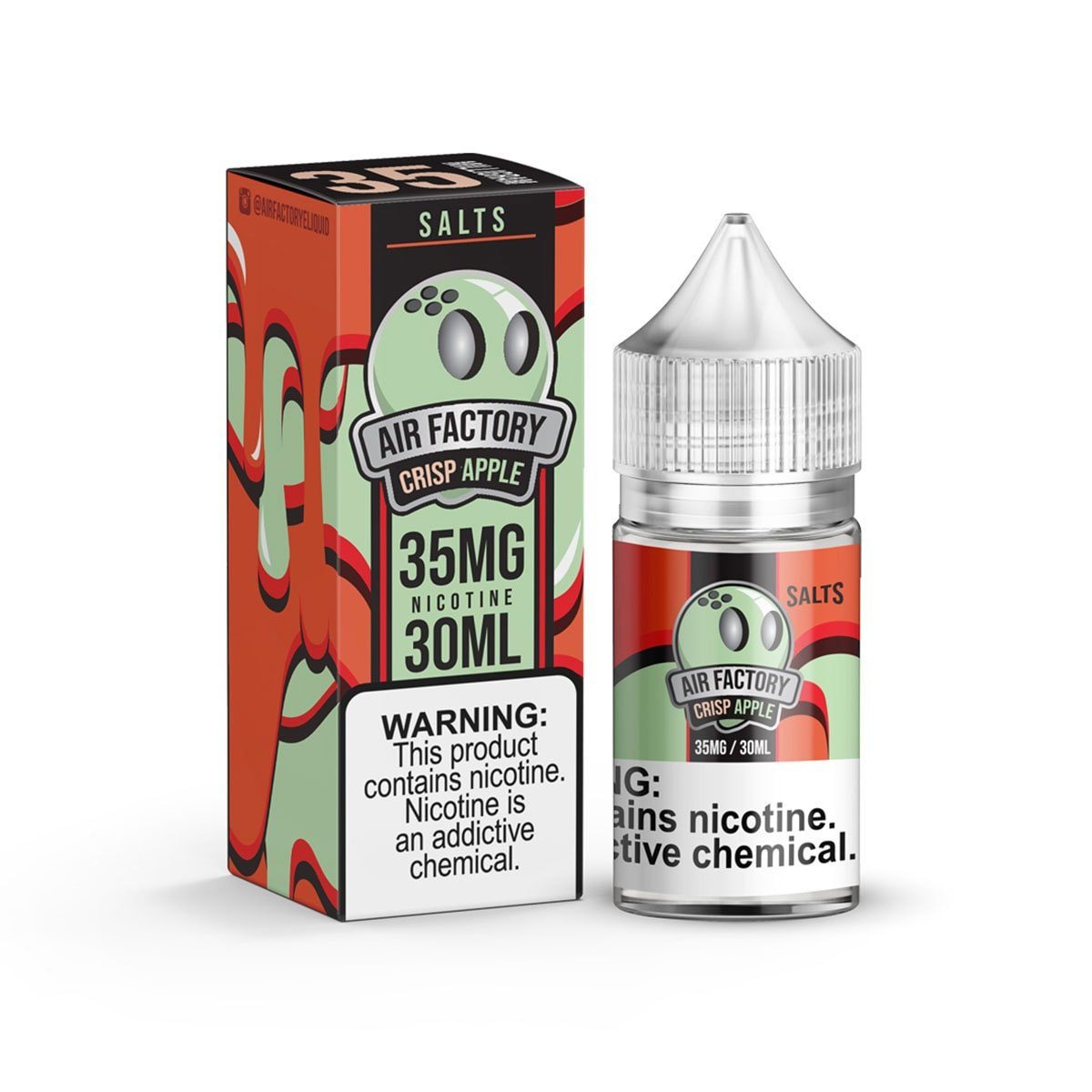 Crisp Apple by Air Factory SALT 30ml with packaging