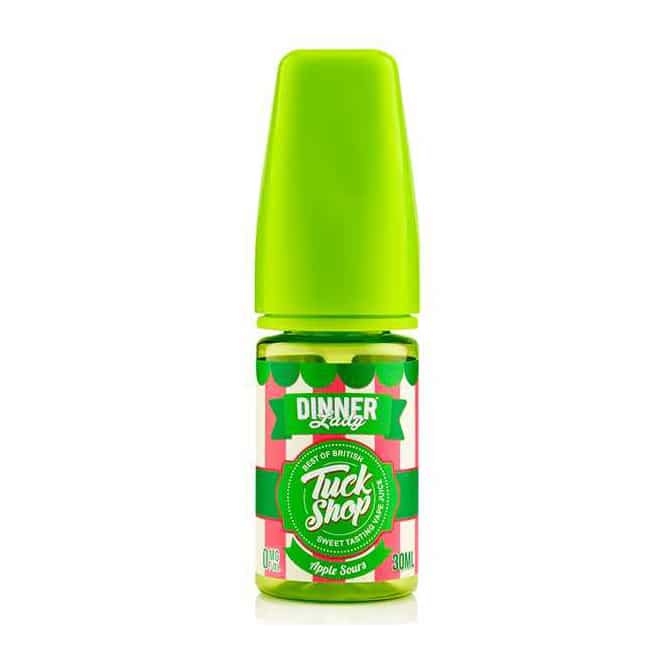 Apple Sours By Dinner Lady Tuck Shop Salt E-Liquid 30mL bottle