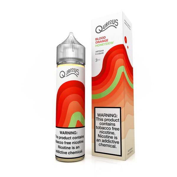 Blood Orange Honeydew by Qurious Synthetic 60ml with packaging