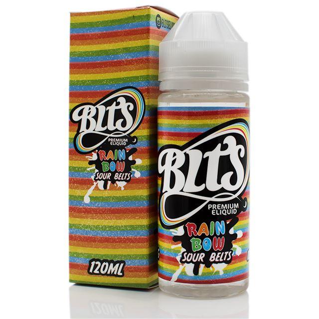 Rainbow Sour Belts by BLTS 120ML with packaging