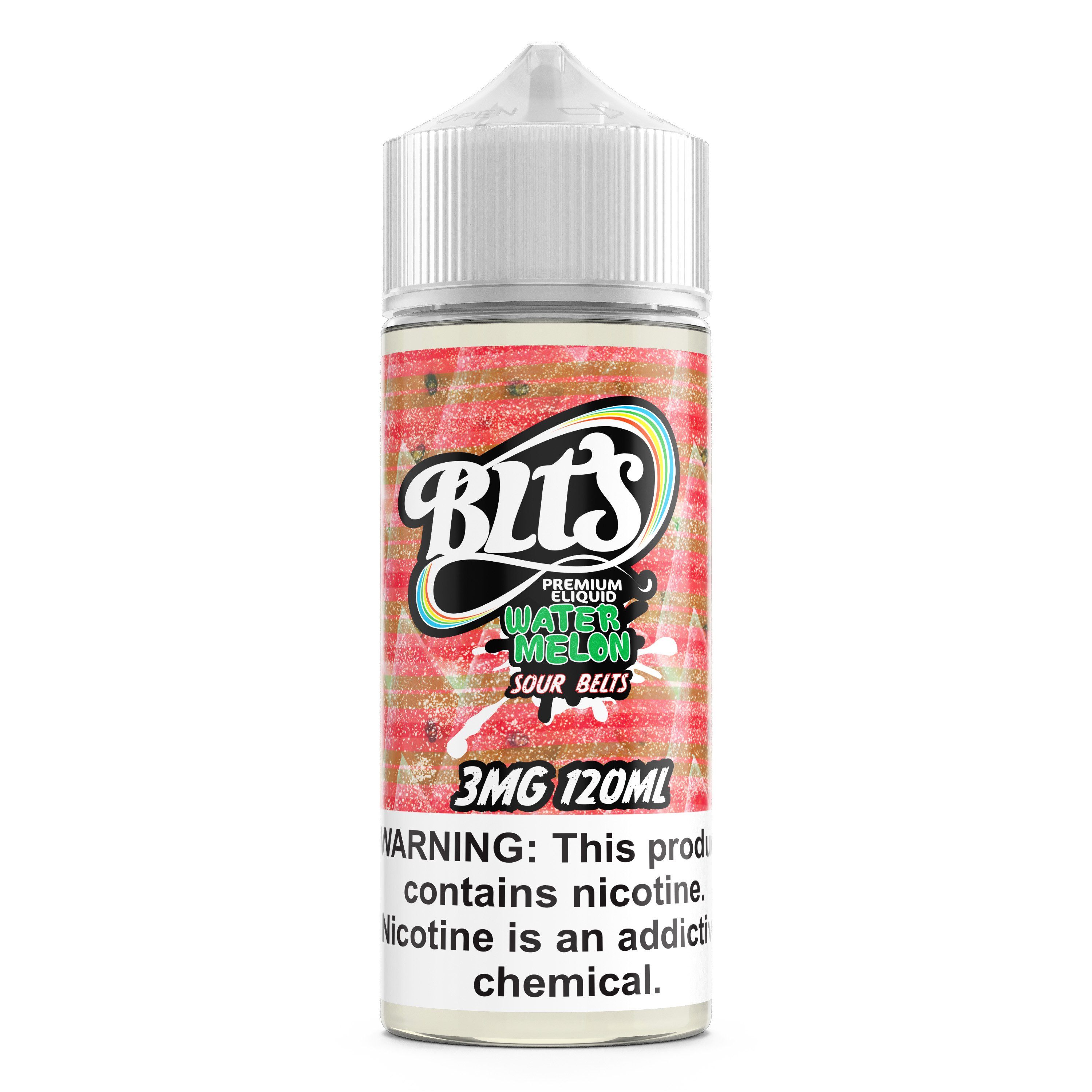 Watermelon Sour Belts by BLTS 120ml bottle