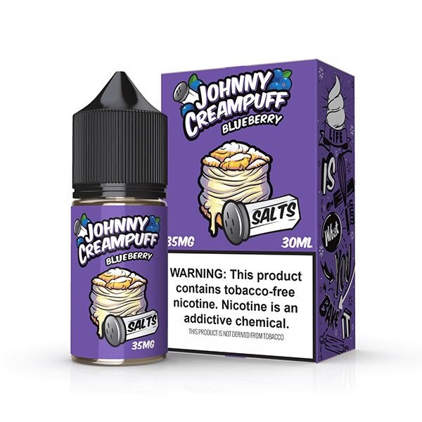 Blueberry by Tinted Brew - Johnny Creampuff TFN Salts Series 30mL with Packaging