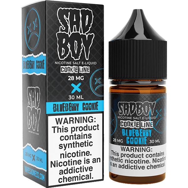 Blueberry Cookie by Sadboy Salt E-Liquid 30ml with Packaging