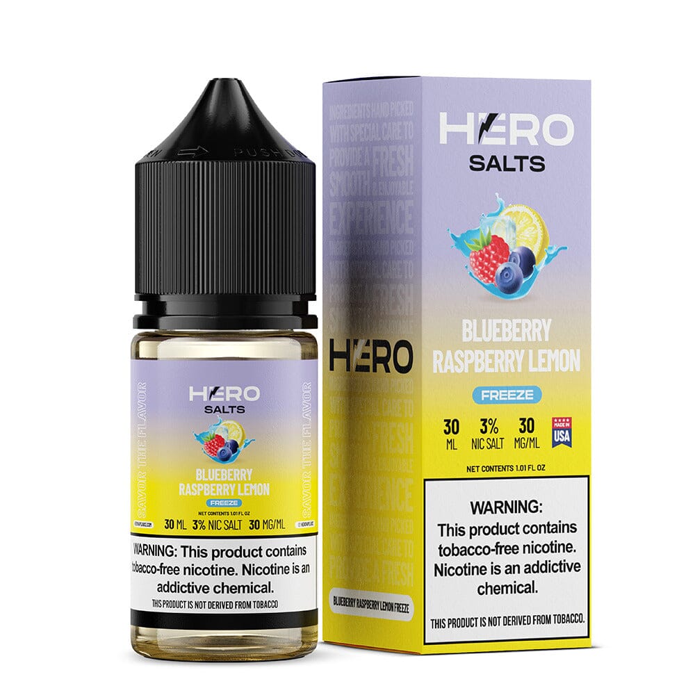 Blueberry Raspberry Lemon Freeze by Hero E-Liquid 30mL (Salts)