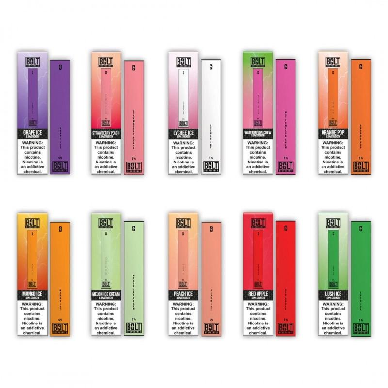 BOLT | Disposables 5% Nicotine (Individual) | Flawless Vape Shop