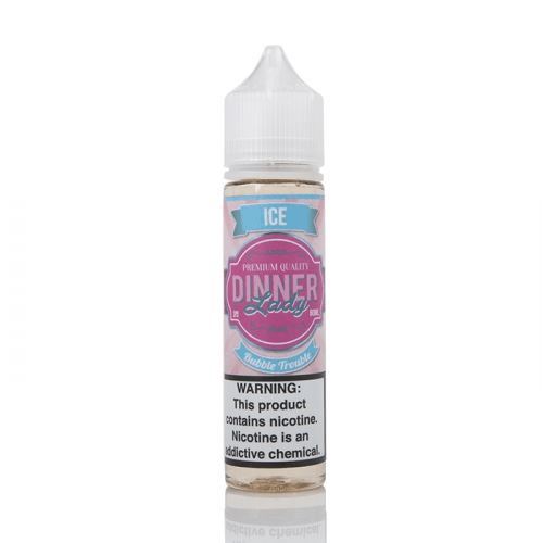 Bubble Trouble Ice By Dinner Lady Tuck Shop E-Liquid 60mL bottle