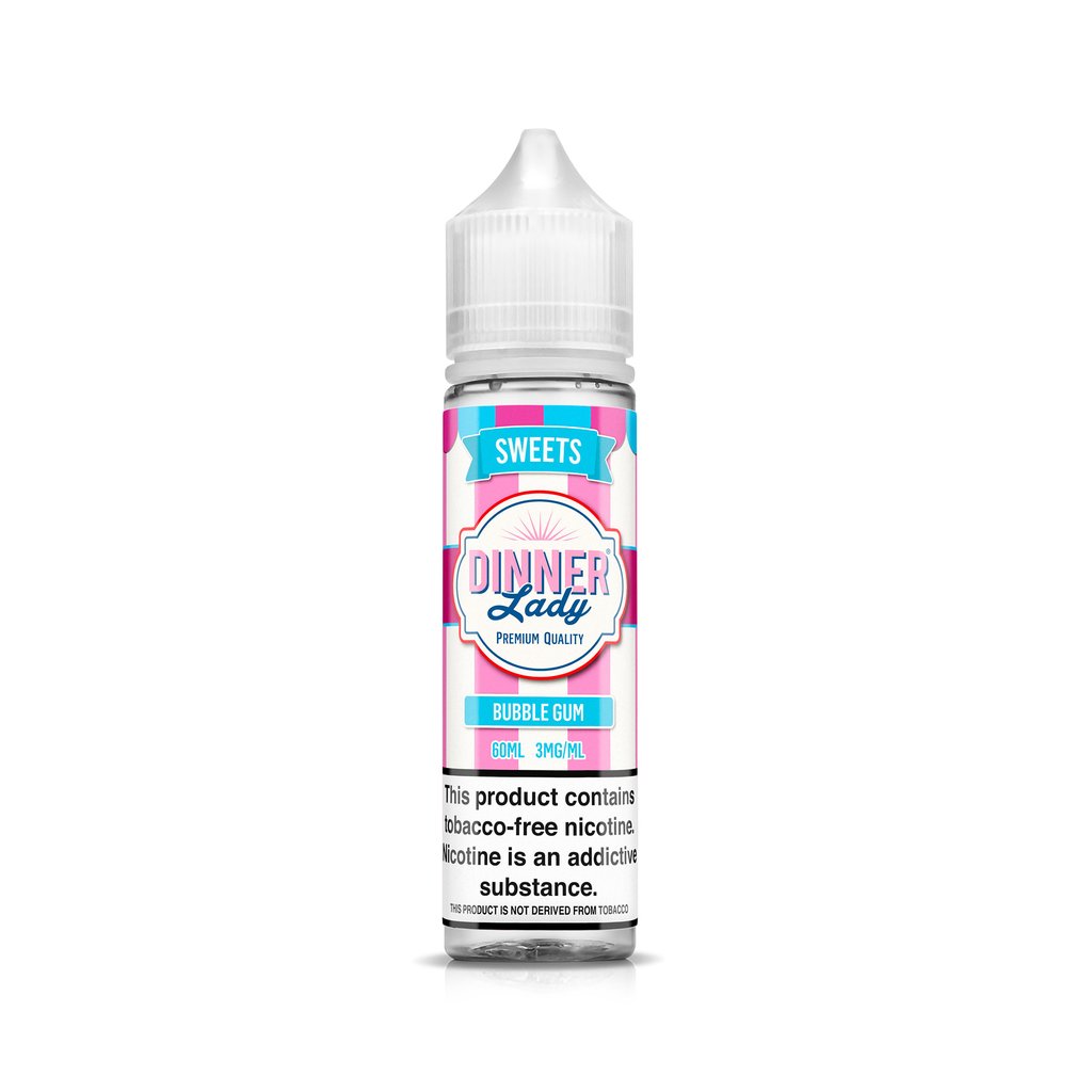 Bubblegum By Dinner Lady Tobacco-Free Nicotine 60ml bottle