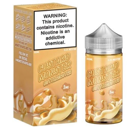 Butterscotch by Custard Monster 100ml with packaging