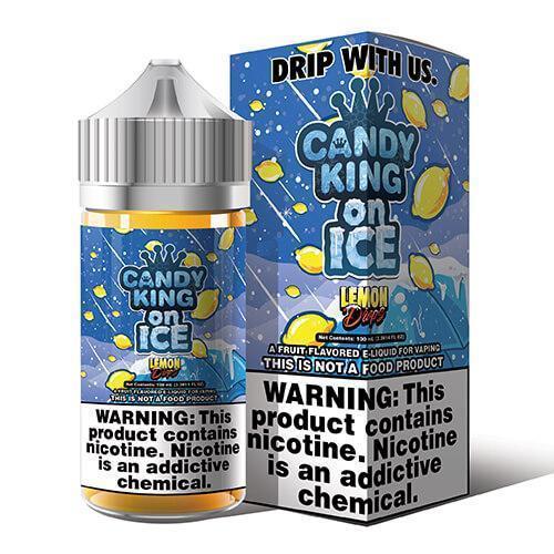 Lemon Drops by Candy King On ICE 100ml  with packaging