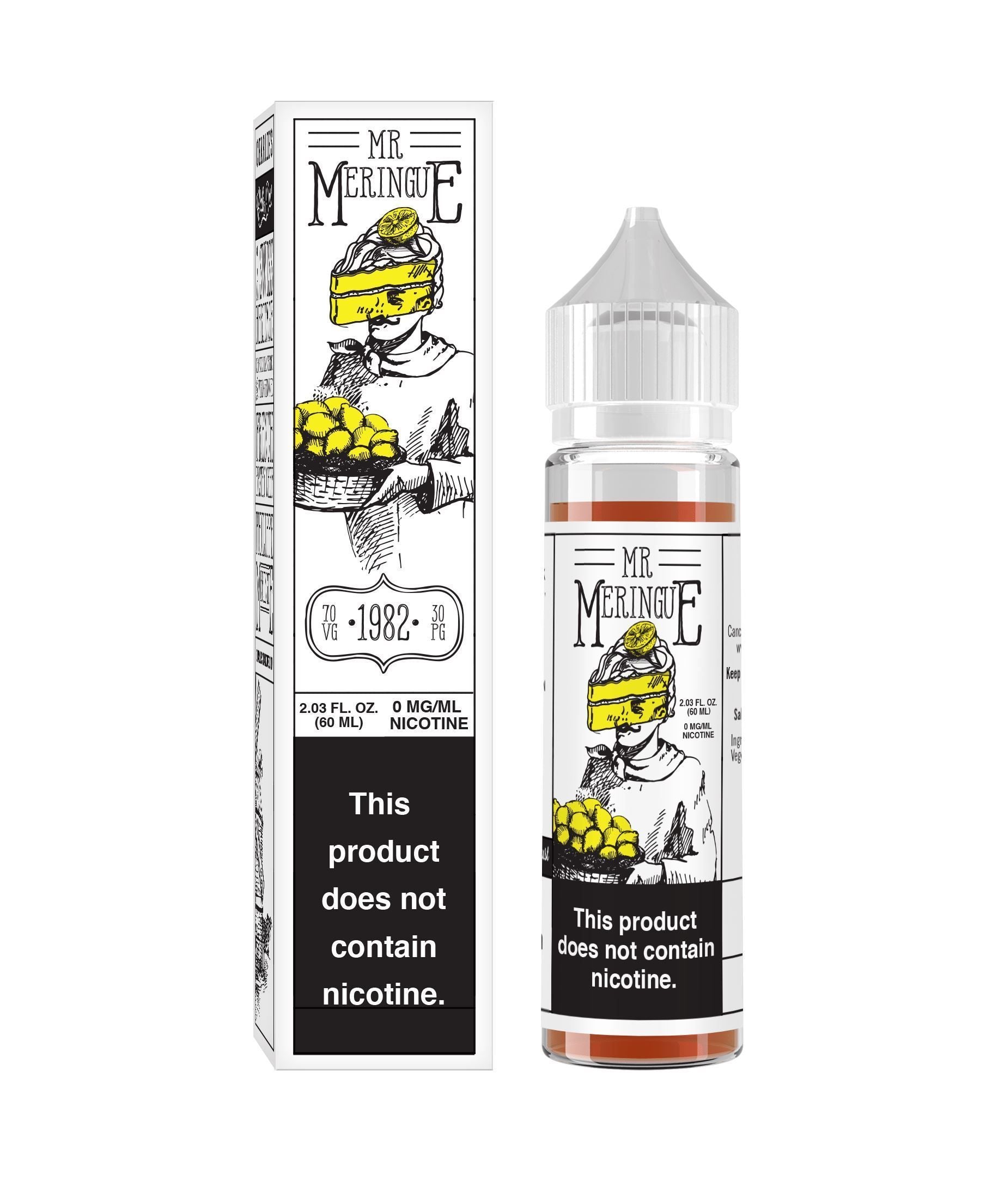 Mr. Meringue by Charlie's Chalk Dust 60ml with packaging