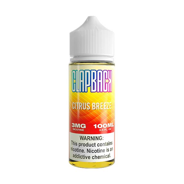 Citrus Breeze By Saveurvape Clap Back TF-Nic 100mL Bottle