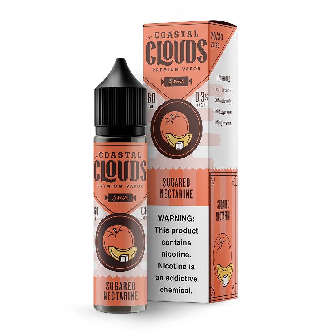  Citrus Peach by Coastal Clouds 60ml - (Sugared Nectarine) with packaging