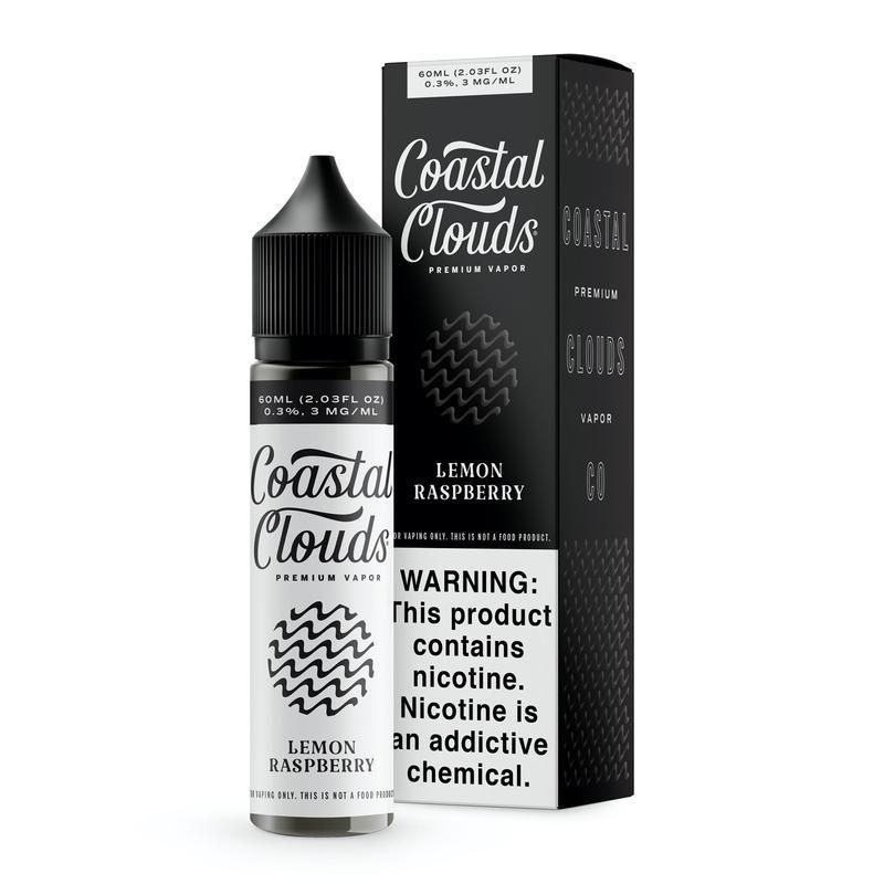  Lemon Raspberry by Coastal Clouds 60ml with packaging