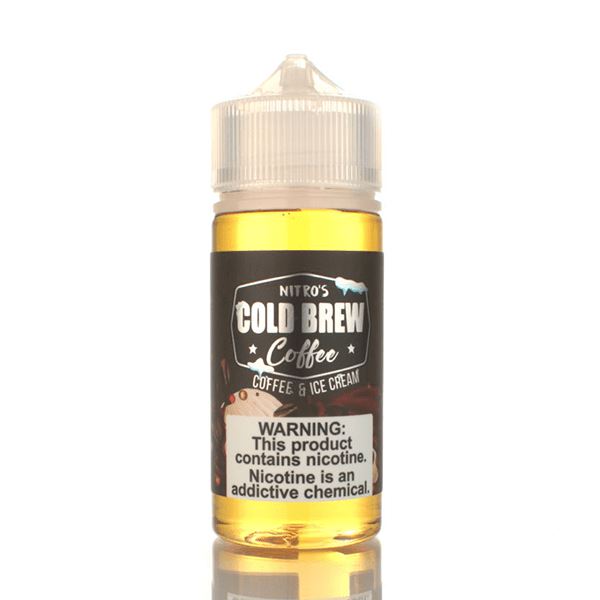 Coffee & Ice Cream by Nitro's Cold Brew Coffee E-Liquid 100ml bottle