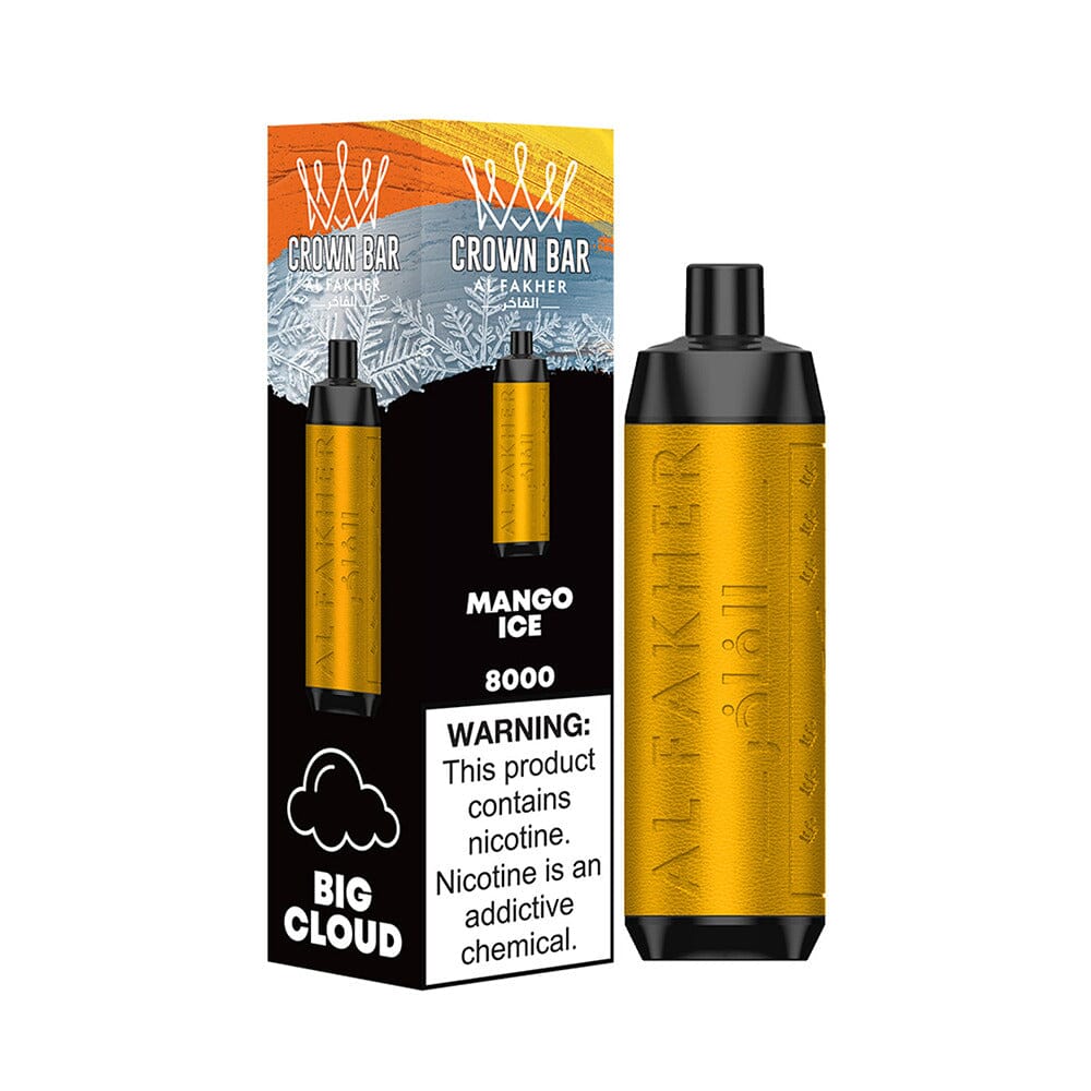 Crown Bar AF8000 Disposable 8000 Puffs 18mL 50mg Mango Ice