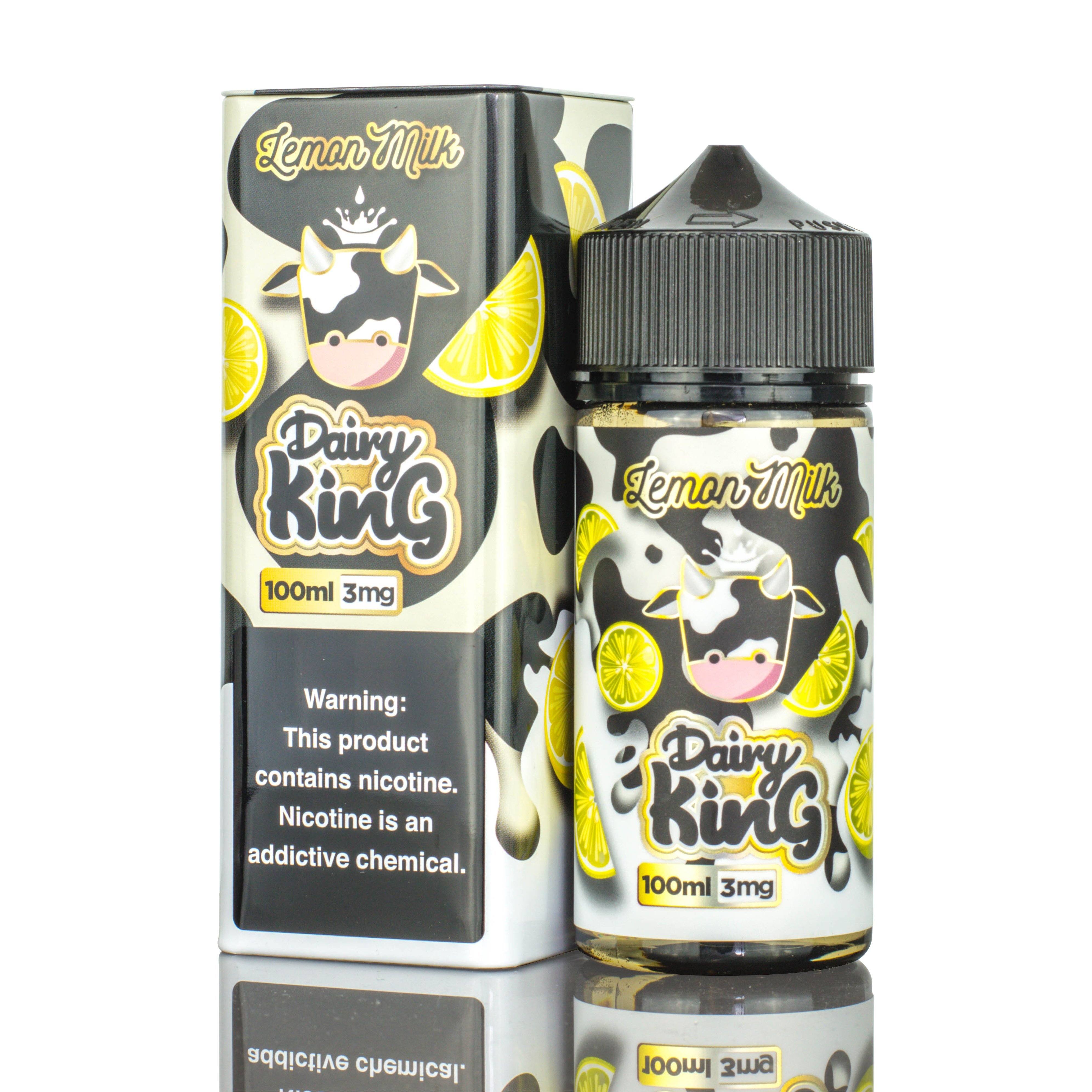 Dairy King | Lemon Milk eLiquid with packaging