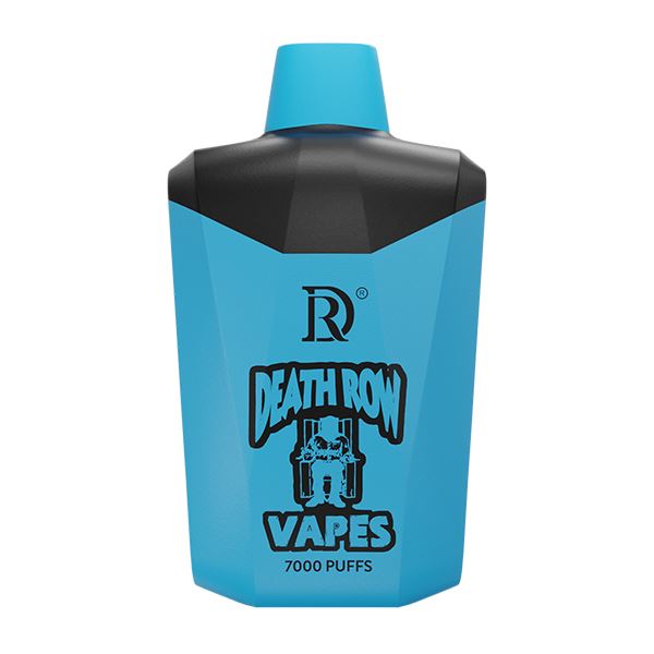 Death Row Vapes Disposable | 7000 Puffs | 12mL | 50mg blue razz 