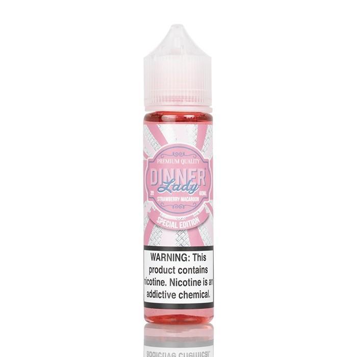 Strawberry Macaroon by Dinner Lady E-Liquid TFN Series 60ml bottle