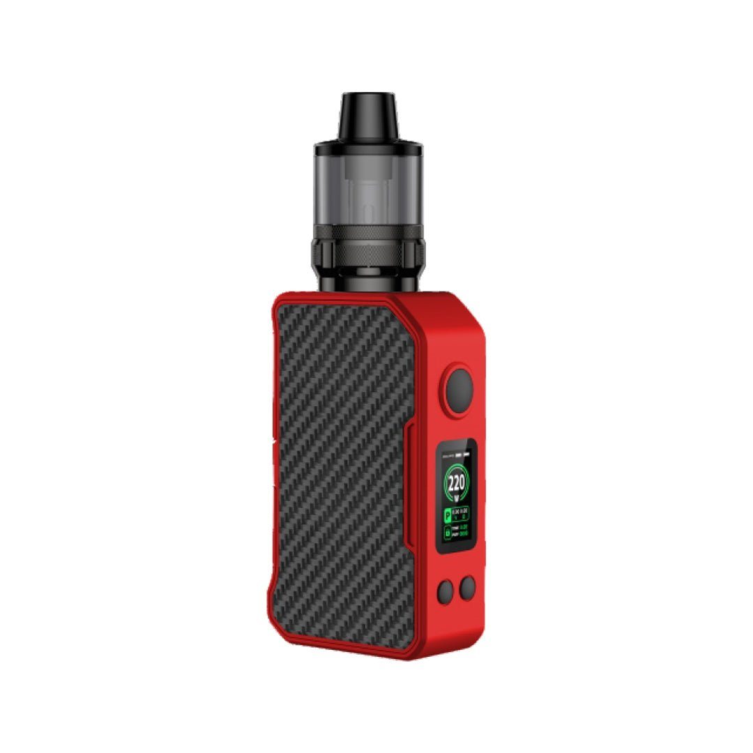 Dovpo MVP 220w Box Kit Carbon Fiber Red