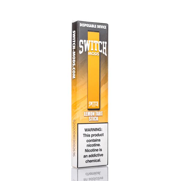 DRIPMORE | Switch Mod Disposables 5% Nicotine (Individual) lemon tart stick packaging