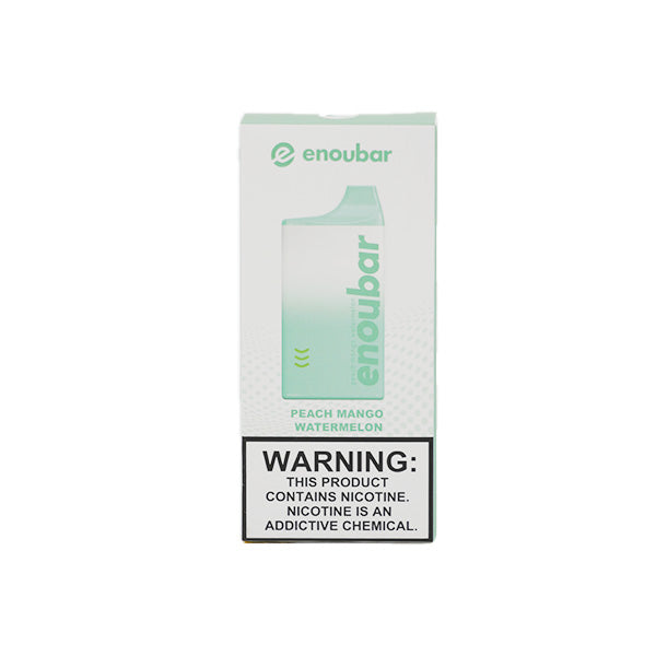 ENOU Bar Disposable 6000 Puff 13mL peach mango watermelon with packaging