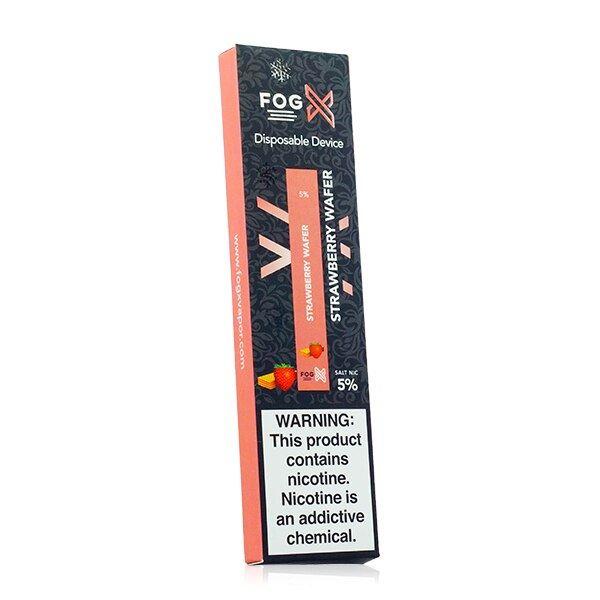 Fog X Disposable E-Cigs (Individual) strawberry wafer packaging