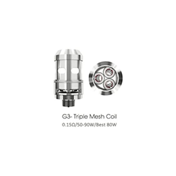 FreeMax Gemm Disposable Mesh Tanks | 2-Pack - G3- Triple Mesh Coil 0.15ohm/ 50-90W/ Best 80W