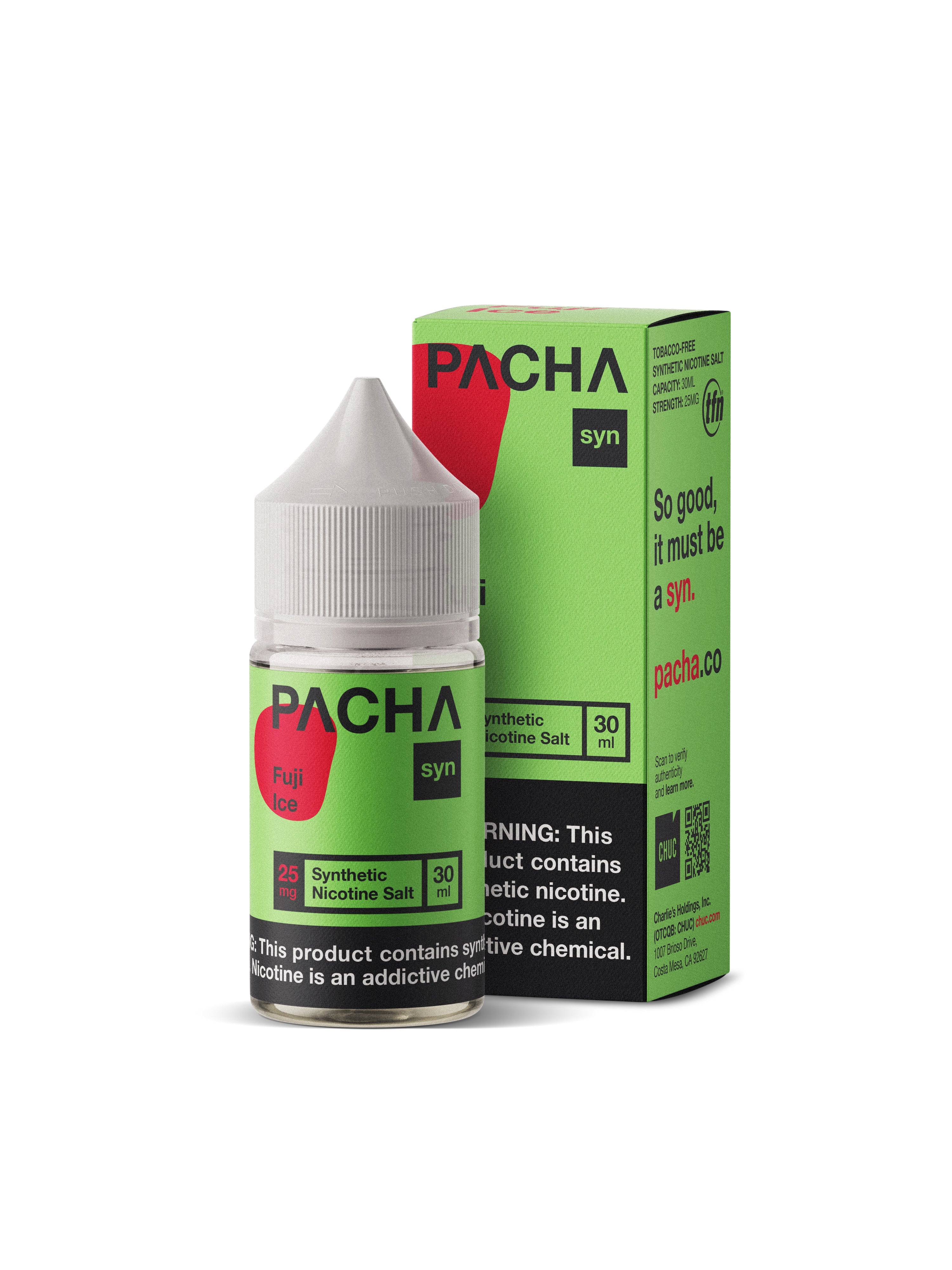 Fuji Ice by Pacha Mama Salts E-Liquid TFN with Packaging