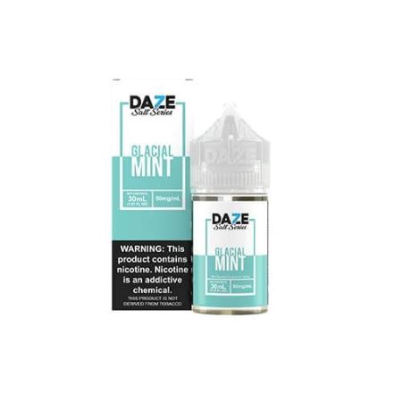 Glacial Mint by 7Daze TF-Nic Salt Series 30ml with packaging