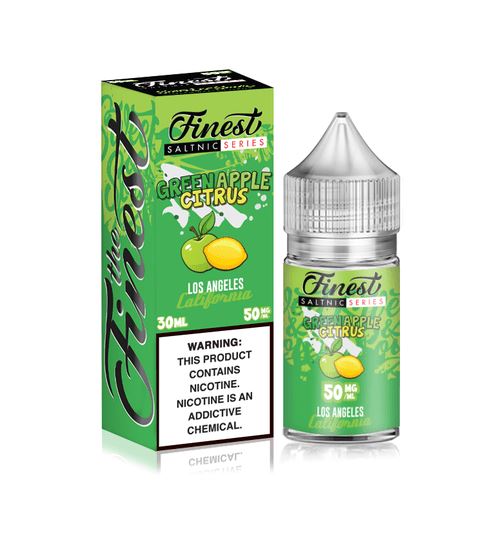 Green Apple Citrus by Finest SaltNic Series 30ML with packaging