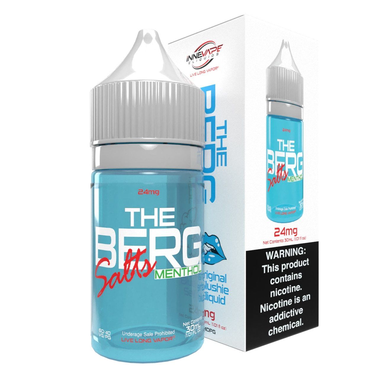 Heisenberg (The Berg) Menthol by Innevape Salts 30ml with packaging