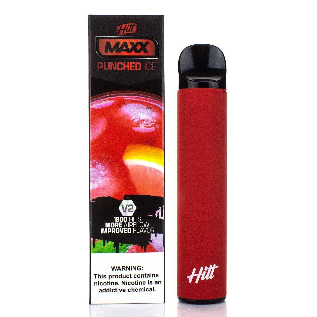 Hitt Maxx V2 Disposable | 1800 Puffs | 6.5mL punched ice with packaging