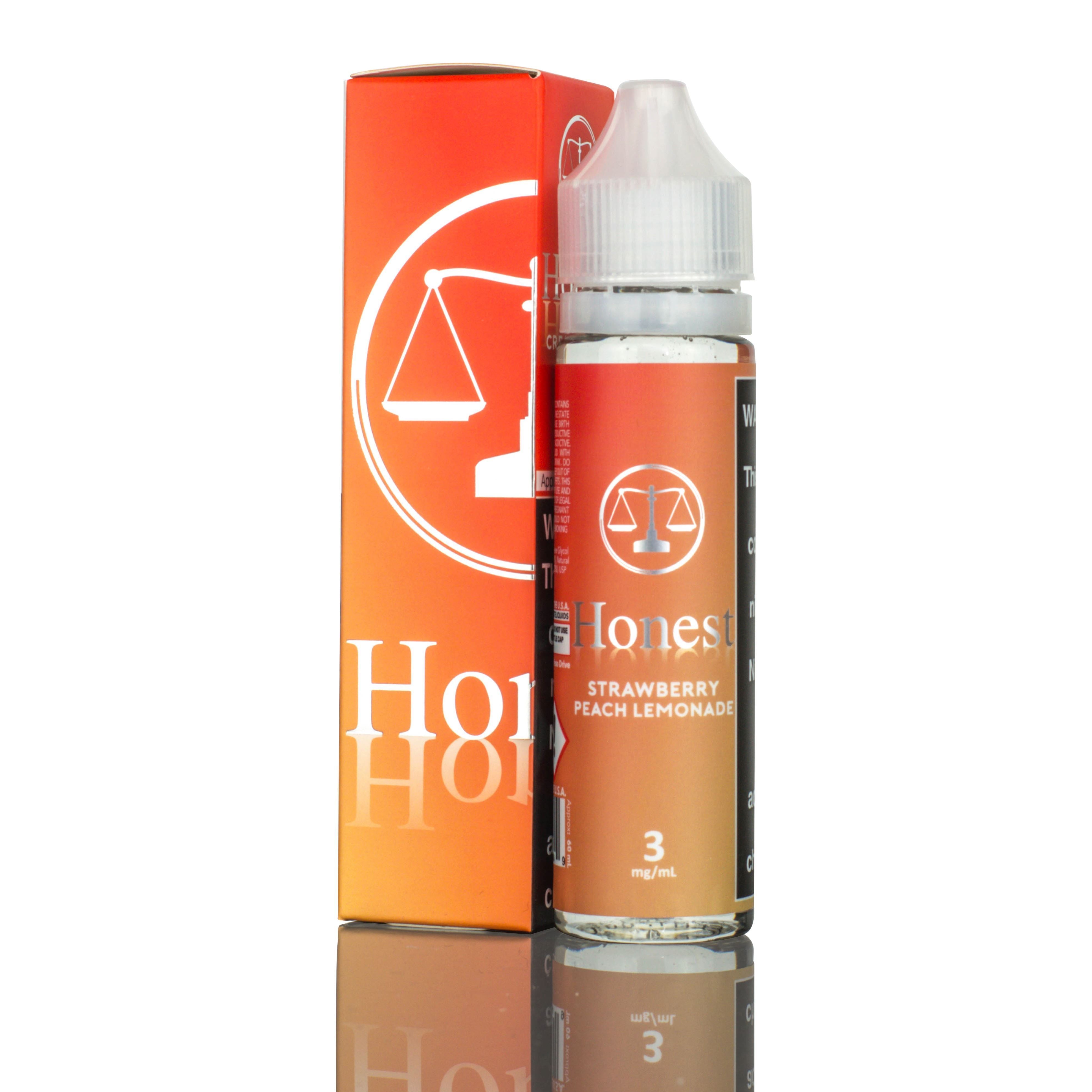 Honest | Strawberry Peach Lemonade eLiquid with packaging