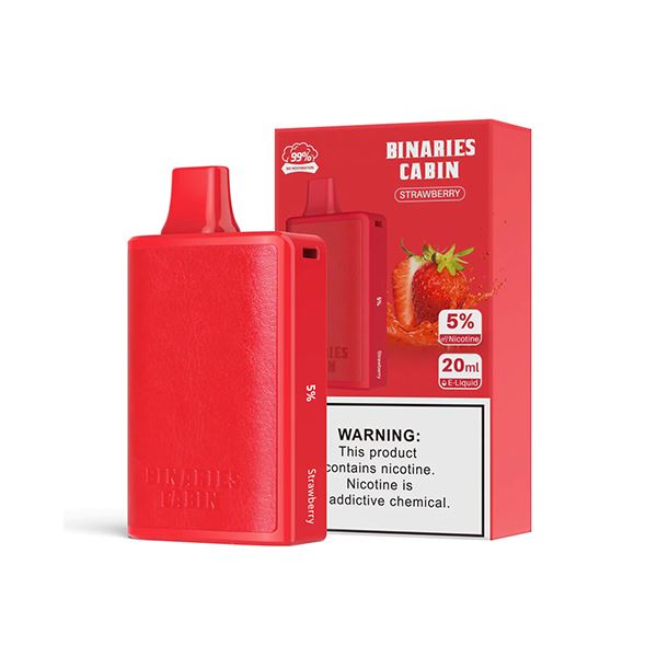 HorizonTech - Binaries Cabin Disposable 10,000 puffs 20mL strawberry