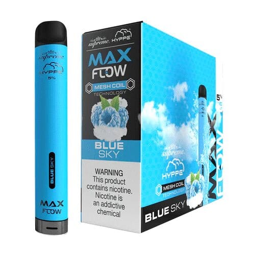 Hyppe Max Flow Mesh Disposable | 2000 Puffs | 6mL blue sky with packaging