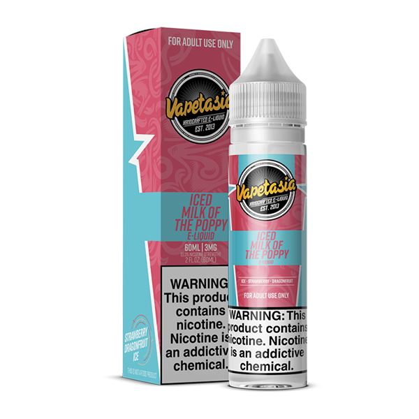 Iced Milk of The Poppy by Vapetasia 60ml with Packaging