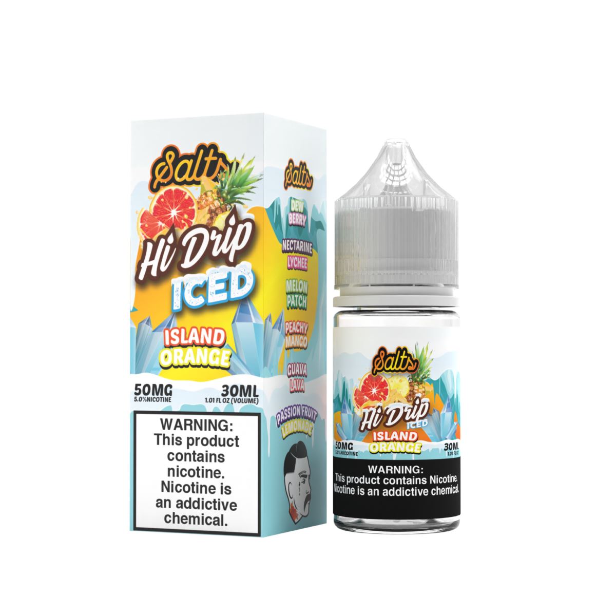 Island Orange Iced by Hi-Drip Salts Series 30mL with Packaging