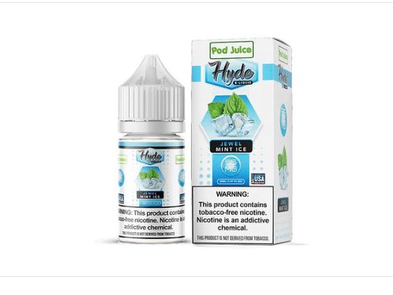 Jewel Mint Ice by Pod Juice - Hyde TFN Salt 30mL with Packaging