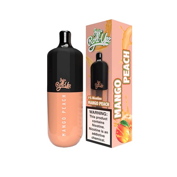 Juice Roll-Upz Disposable | 3500 puffs | 8mL Mango Peach with packaging