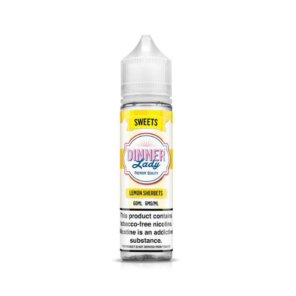 Lemon Sherbets by Dinner Lady Synthetic Series E-Liquid bottle