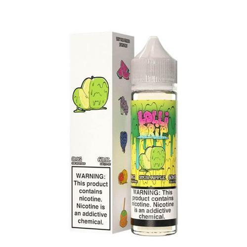 LOLLIDRIP | Sour Apple 60ML eLiquid with packaging