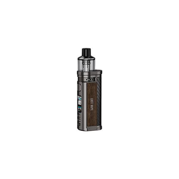 Lost Vape Centaurus Q80 Pod Mod Gunmetal Teak Wood