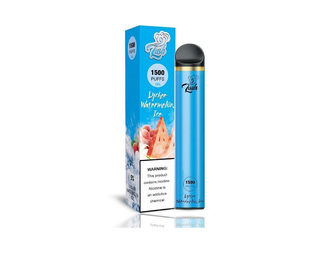 Lush Disposable E-Cigs (1500 Puffs) lychee watermelon ice