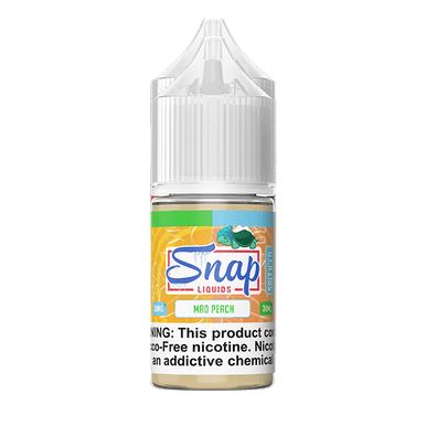 Mad Peach Iced by Snap Liquids Salt Series 30mL Bottle