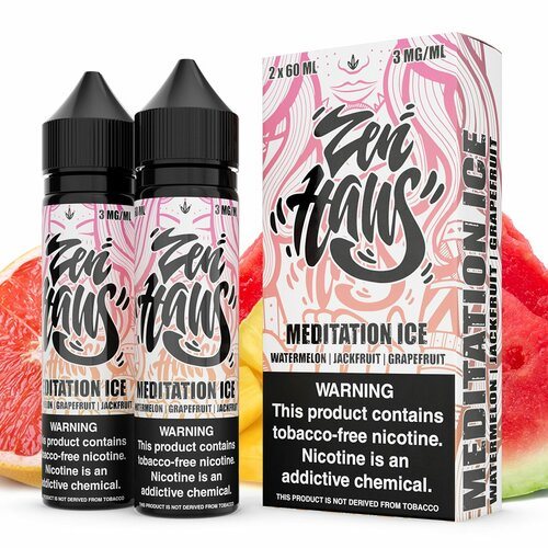 Meditation ICE by ZEN HAUS E-Liquid 2X 60ml with packaging