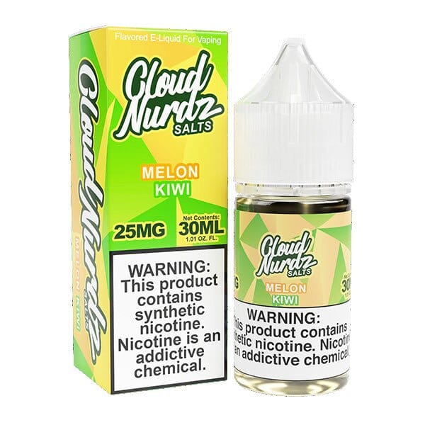 Melon Kiwi by Cloud Nurdz TFN Salt 30ml with packaging