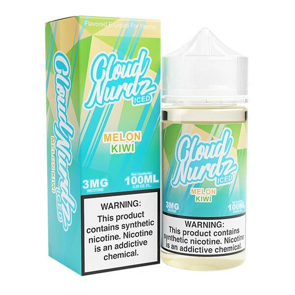 Melon Kiwi ICED by Cloud Nurdz TFN 100ml with packaging