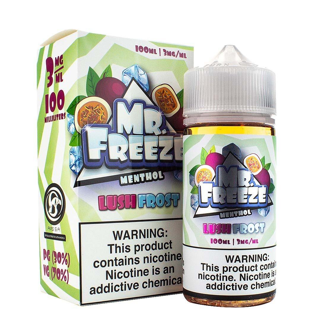 Lush Frost by Mr. Freeze Menthol 100ml with packaging