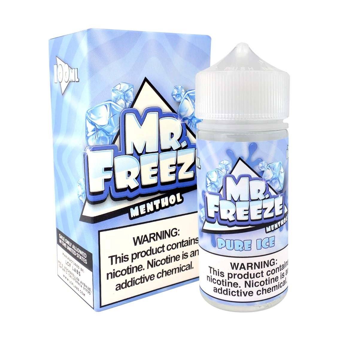 Pure Ice by Mr. Freeze Menthol 100ml with packaging